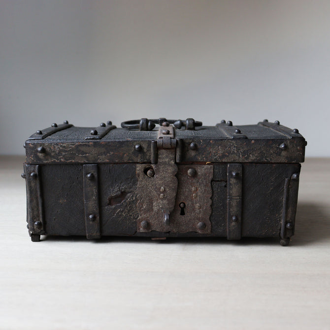 革張手付き小箱　【small box】[s1516]