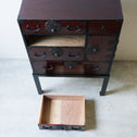 庄内小箪笥　スタンド付き【Syounai smallchest with metal stand】 [j1207]　Japanese Antique Furniture
