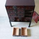 庄内小箪笥　スタンド付き【Syounai smallchest with metal stand】 [j1207]　Japanese Antique Furniture