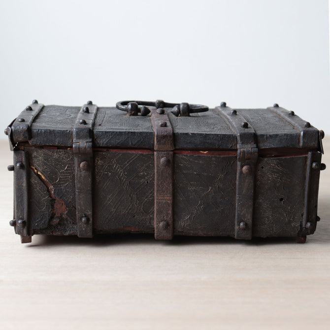 革張手付き小箱　【small box】[s1516]