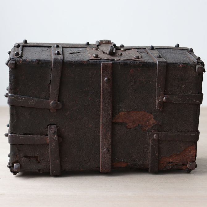 革張手付き小箱　【small box】[s1516]