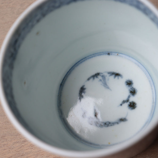 古伊万里蛸唐草紋様蕎麦猪口　1客【OLD IMARI SOBA CHOKO -soba noodle cup 1pc】[p0350]