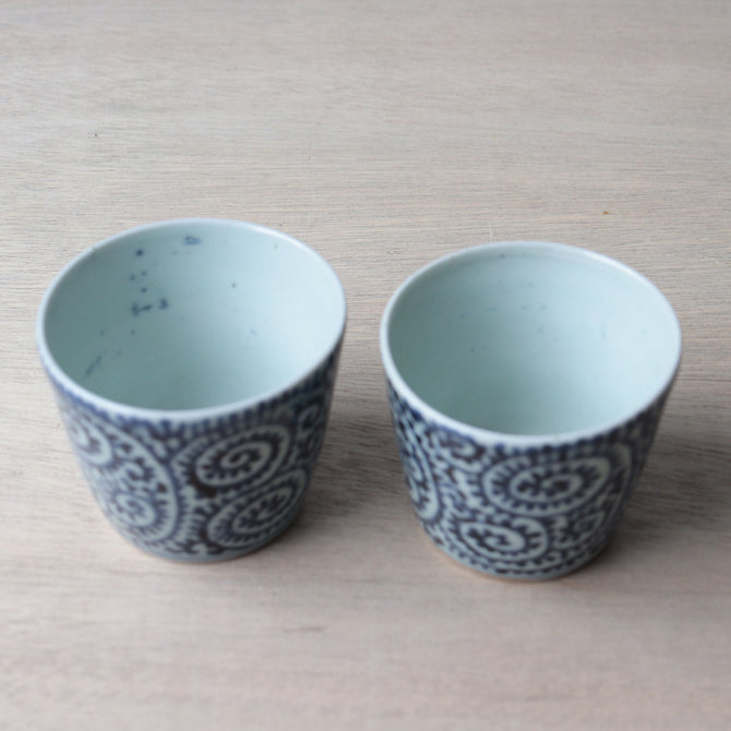 古伊万里蛸唐草紋様蕎麦猪口　1客【OLD IMARI SOBA CHOKO -soba noodle cup 1pc】[p0351]