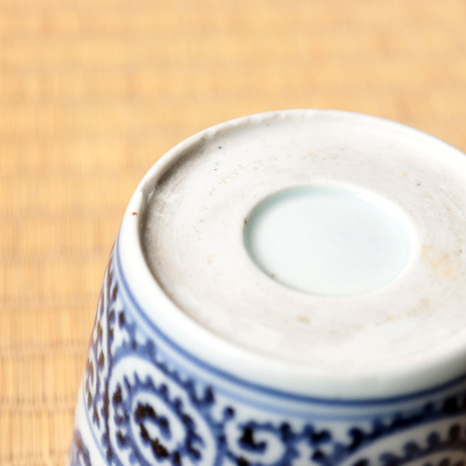 松竹梅蛸唐草蕎麦猪口 一客　【OLD IMARI SOBA CHOKO -soba noodle cup 1pc】[p0355]