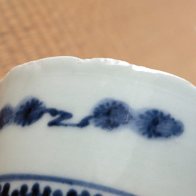 松竹梅蛸唐草蕎麦猪口 一客　【OLD IMARI SOBA CHOKO -soba noodle cup 1pc】[p0355]