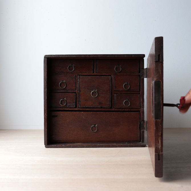 スパイスキャビネット　【Oak Spice Cupboard】[f0306]