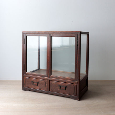 ガラスショーケース【Small glass display case】[f0304]