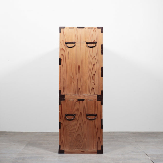 時代箪笥／庄内桐重ね衣裳箪笥【 SHONAI KIRI clothing chest 】 [j1212]　Japanese Antique Furniture