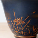 九谷菖蒲図盃洗　　【OLD KUTANI  Bowl】[p0360]