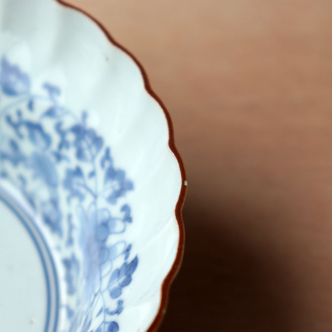 古伊万里牡丹唐草膾皿　一客　【OLD IMARI Bowl】[p0359]