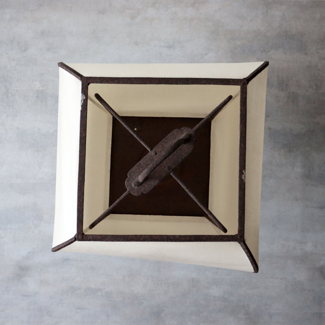 鉄行灯　【ANDON　paer-covered lantern】