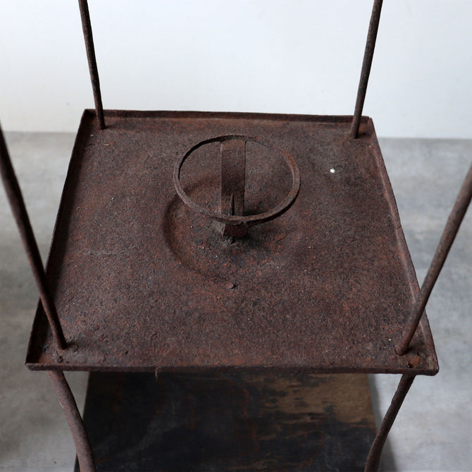 鉄行灯　【ANDON　paer-covered lantern】
