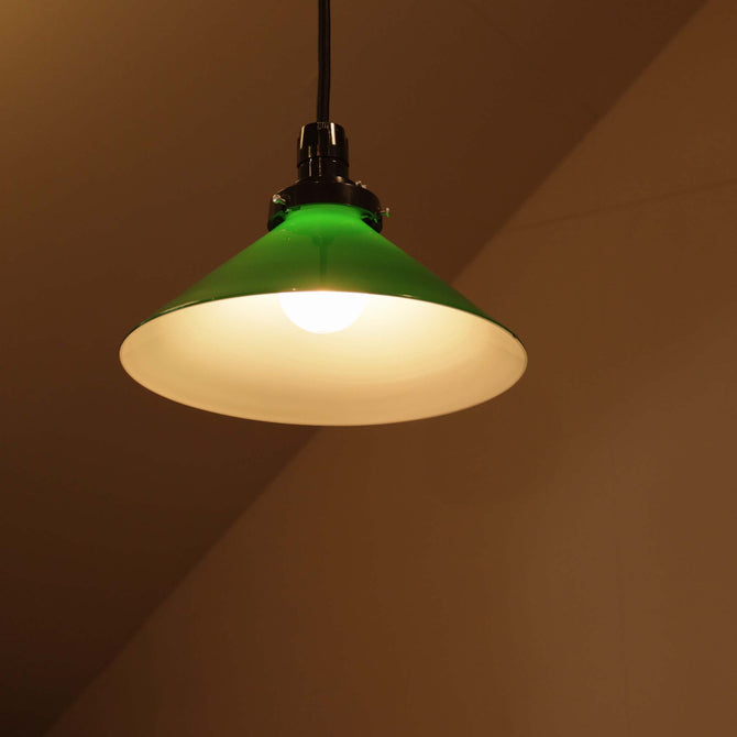 電笠　(緑)　[s01493]