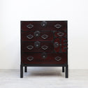 米沢桜紋金具小箪笥　スタンド付き【Yonezawa smallchest with metal stand】 [j1213]　Japanese Antique Furniture