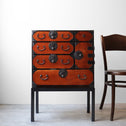 庄内小箪笥　スタンド付き【Shounai small chest with metal stand】 [j1214]　Japanese Antique Furniture