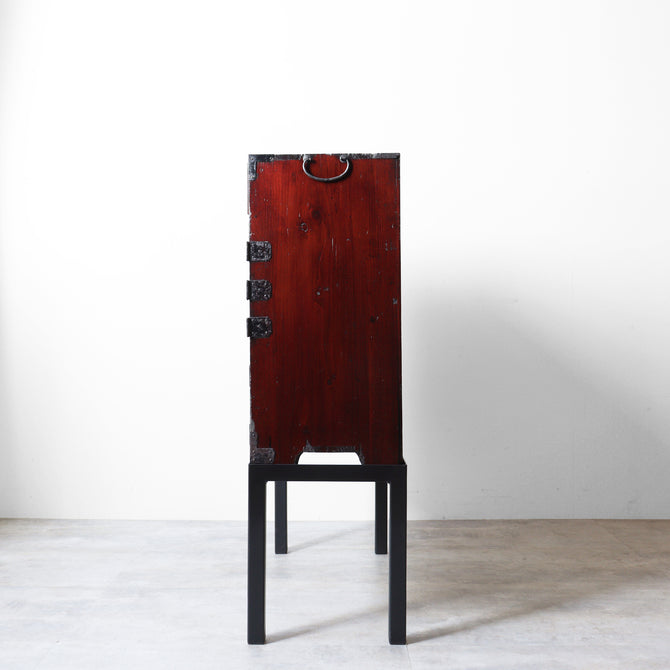 庄内小箪笥　スタンド付き【Shounai small chest with metal stand】 [j1214]　Japanese Antique Furniture