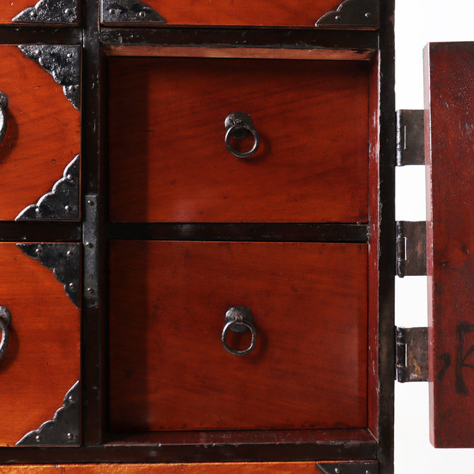 庄内小箪笥　スタンド付き【Shounai small chest with metal stand】 [j1214]　Japanese Antique Furniture