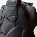 木彫 恵比寿様大黒様【EBISU and DAIKOKU wood statue 】 [s1490]