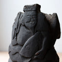 木彫 恵比寿様大黒様【EBISU and DAIKOKU wood statue 】 [s1490]