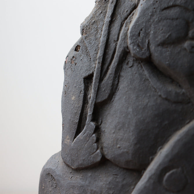 木彫 恵比寿様大黒様【EBISU and DAIKOKU wood statue 】 [s1490]