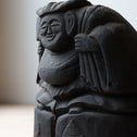木彫 恵比寿様大黒様【EBISU and DAIKOKU wood statue 】 [s1490]