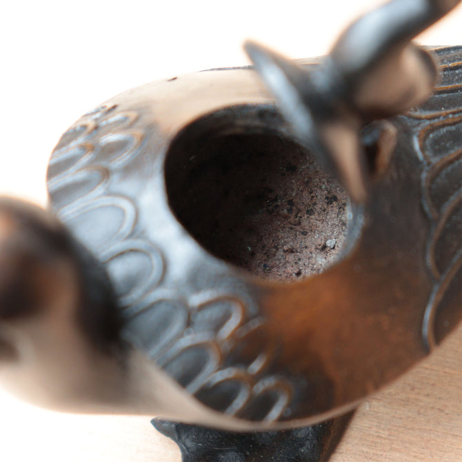 銅鳥水滴【Bronze inkstone water dropper 】 [s1522]