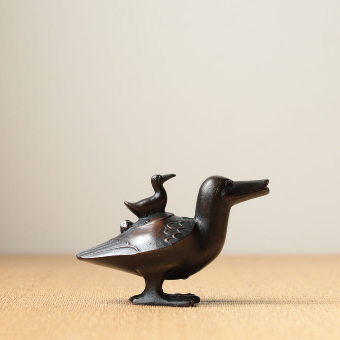 銅鳥水滴【Bronze inkstone water dropper 】 [s1522]