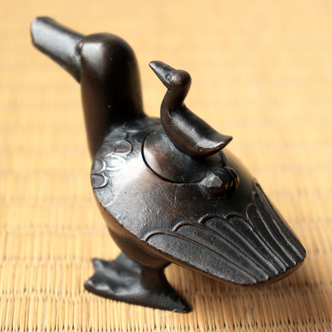 銅鳥水滴【Bronze inkstone water dropper 】 [s1522]