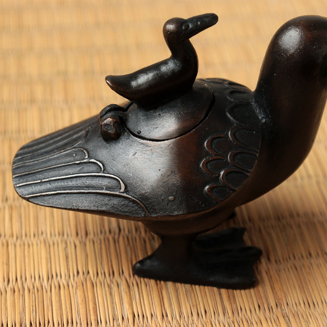 銅鳥水滴【Bronze inkstone water dropper 】 [s1522]
