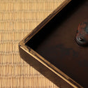 蟹硯箱[k0614]【 Inkstone Box with Crab Design】