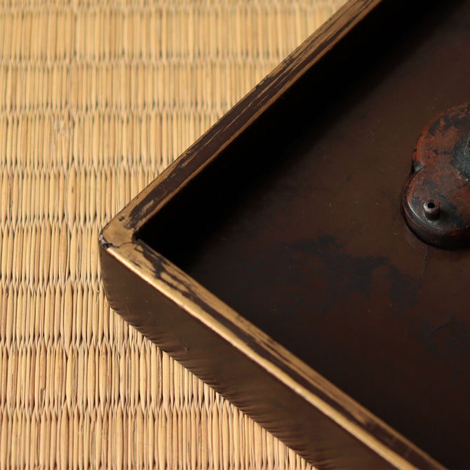 蟹硯箱[k0614]【 Inkstone Box with Crab Design】