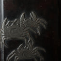 蟹硯箱[k0614]【 Inkstone Box with Crab Design】