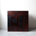 時代箪笥／欅帳場箪笥【KEYAKI CHŌBA-DANSU Merchant's chest】 [j1216]Japanese Antique Furniture