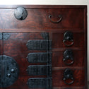 時代箪笥／欅帳場箪笥【KEYAKI CHŌBA-DANSU Merchant's chest】 [j1216]Japanese Antique Furniture