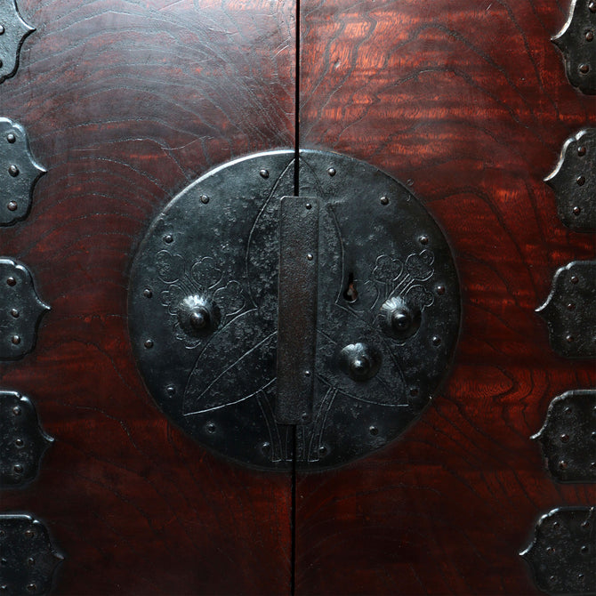 時代箪笥／欅帳場箪笥【KEYAKI CHŌBA-DANSU Merchant's chest】 [j1216]Japanese Antique Furniture