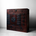 時代箪笥／欅帳場箪笥【KEYAKI CHŌBA-DANSU Merchant's chest】 [j1216]Japanese Antique Furniture