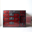 時代箪笥／仙台菊菱紋衣裳箪笥【 SENDAI clothing chest 】 [j0974]Japanese Antique Furniture