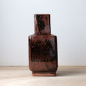 益子 角壷　白石蒋 作【 Square pot by Takashi Shiraishi 】 [k0617]