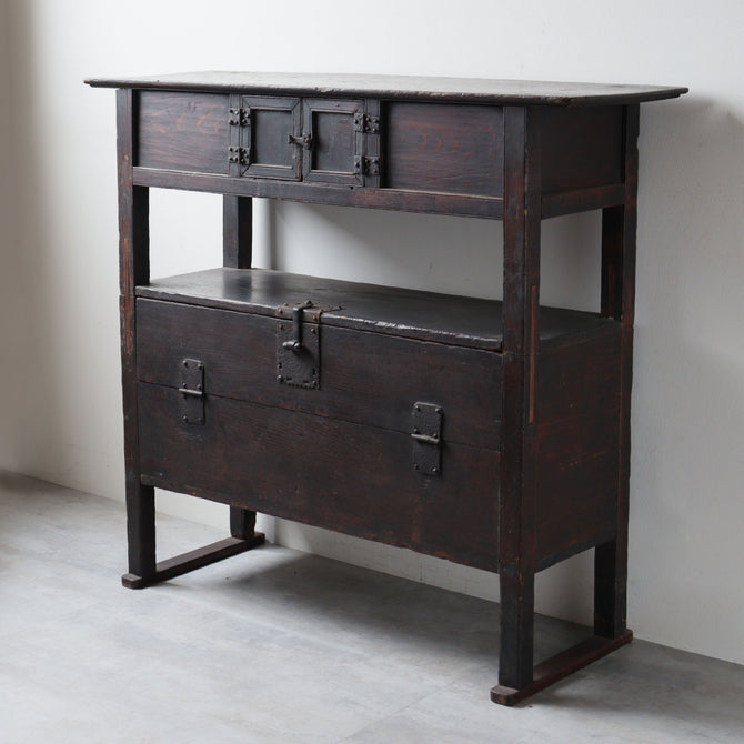 朝鮮　書棚・飾り棚【Korean shelf 】[f0297]