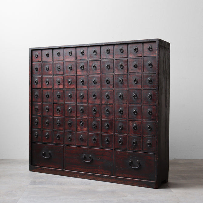 時代箪笥／薬箪笥【KUSURIDANSU - medicine chest】 [j1217]Japanese Antique Furniture