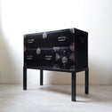 時代箪笥／庄内衣裳箪笥【Shounai clothing chest with metal stand】 [j1219]Japanese Antique Furniture