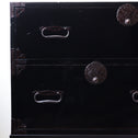 時代箪笥／庄内衣裳箪笥【Shounai clothing chest with metal stand】 [j1219]Japanese Antique Furniture