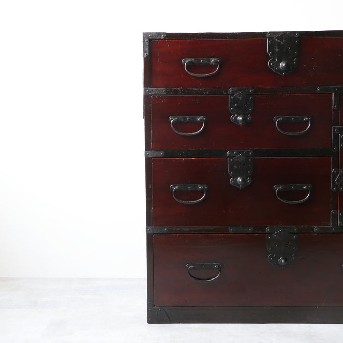 時代箪笥／一本物衣裳箪笥【 clothing chest 】 [j1208]　Japanese Antique Furniture
