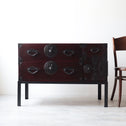 時代箪笥／米沢桜紋衣裳箪笥　スタンド付き【Yonezawa clothing chest with metal stand 】 [j1220]　Japanese Antique Furniture