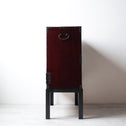 時代箪笥／黒塗庄内閂付小箪笥　スタンド付き【Small chest with metal stand】 [j1221]　Japanese Antique Furniture