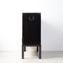 時代箪笥／黒塗庄内閂付小箪笥　スタンド付き【Small chest with metal stand】 [j1222]　Japanese Antique Furniture
