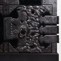 時代箪笥／黒塗庄内閂付小箪笥　スタンド付き【Small chest with metal stand】 [j1222]　Japanese Antique Furniture