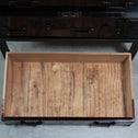 時代箪笥／黒塗庄内閂付小箪笥　スタンド付き【Small chest with metal stand】 [j1222]　Japanese Antique Furniture