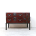 時代箪笥／米沢桜丸衣裳箪笥　スタンド付き【Yonezawa clothing chest with metal stand 】 [j1210]　Japanese Antique Furniture