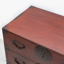 時代箪笥／米沢桜丸衣裳箪笥　スタンド付き【Yonezawa clothing chest with metal stand 】 [j1210]　Japanese Antique Furniture